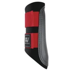 Woof Wear Club Brushing Boot – Black/Red