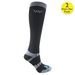 Woof Wear Long Bamboo Riding Socks – Black