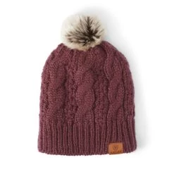 Ariat Cable Beanie – Windsor Wine