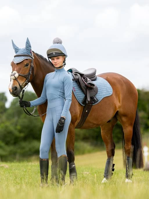 LeMieux Young Rider Base Layer – Ice Blue - Image 2