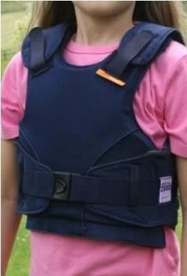 Reiver Elite Equestrian Childs Body Protector – Navy - Image 4