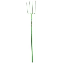 Perry Equestrian 4 Tine Steel Manure Fork – Long Handle (Delivery Within Ireland Only)