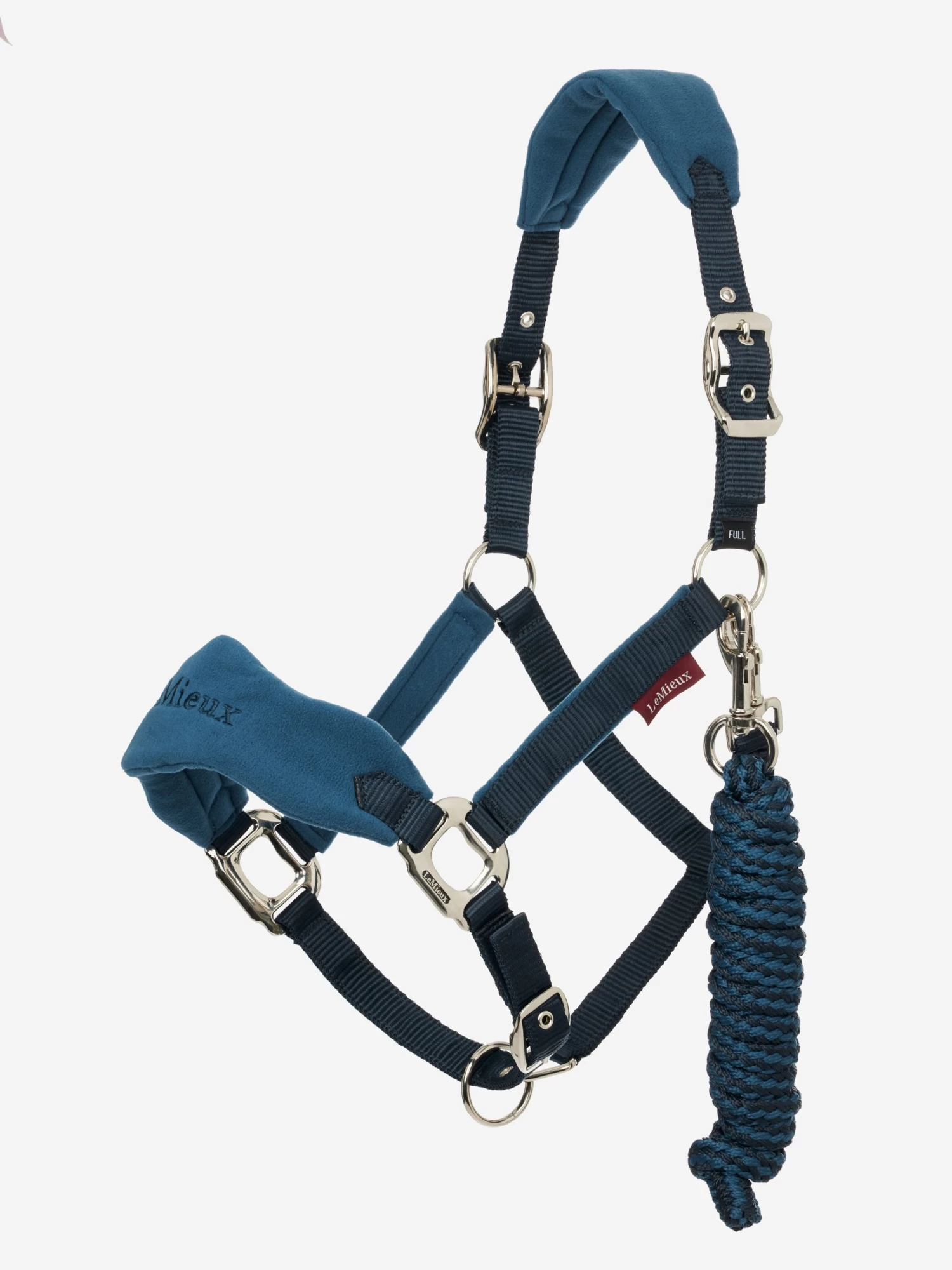 LeMieux Vogue Fleece Headcollar & Leadrope β Atlantic