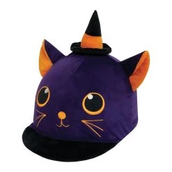 Equetech Halloween Cobweb Cat Hat Silk