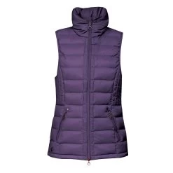 Equetech Hideaway Padded Gilet – Berry/Rose Gold