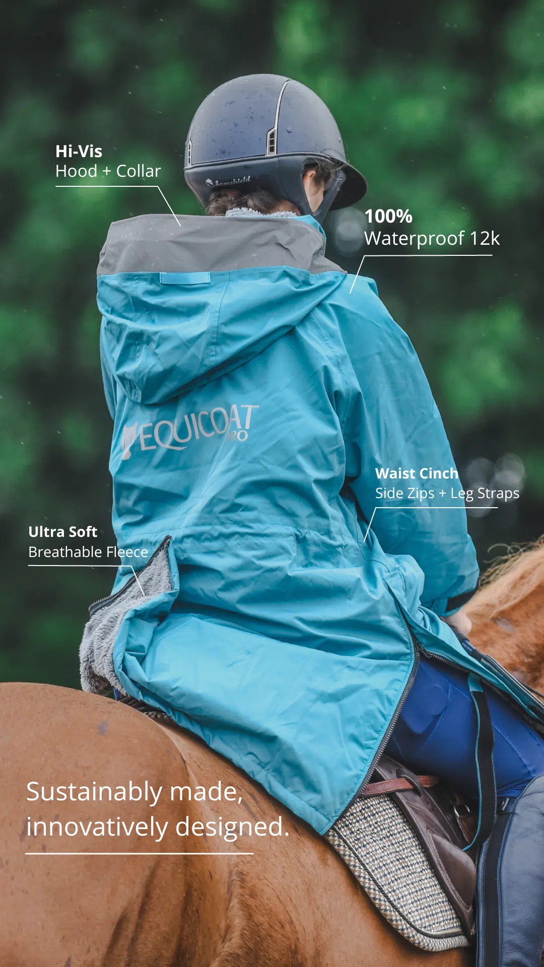 EquiCoat Pro – Adult – Teal - Image 4