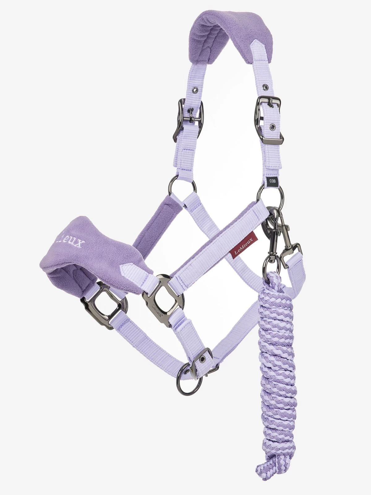 LeMieux Vogue Fleece Headcollar & Leadrope – Wisteria