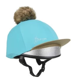 LeMieux Pom Pom Hat Silk – Azure
