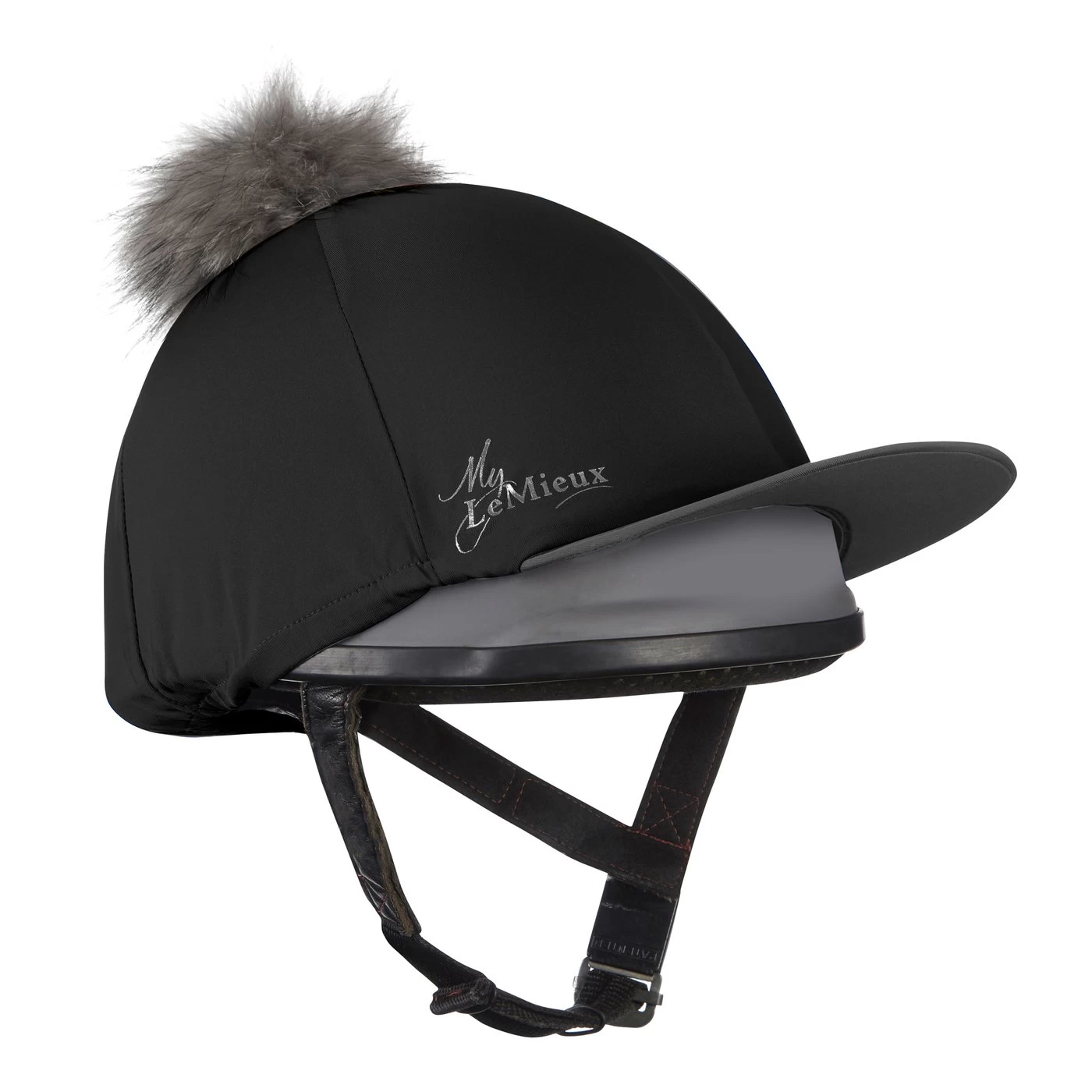 LeMieux Pom Pom Hat Silk – Black