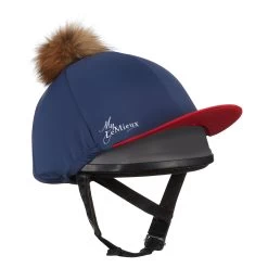 LeMieux Pom Pom Hat Silk – Navy