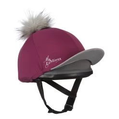 LeMieux Pom Pom Hat Silk – Plum