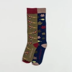 Toggi Socks – Mens – 2 Pack – Pheasant And Leaf