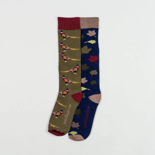Toggi Socks β Mens β 2 Pack β Pheasant And Leaf