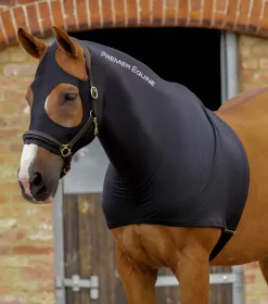 Premier Equine – Lycra Stretch Hood – Black