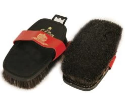 Brushes – Equerry – Leather Backed Body Brush – Black Horse Hair
