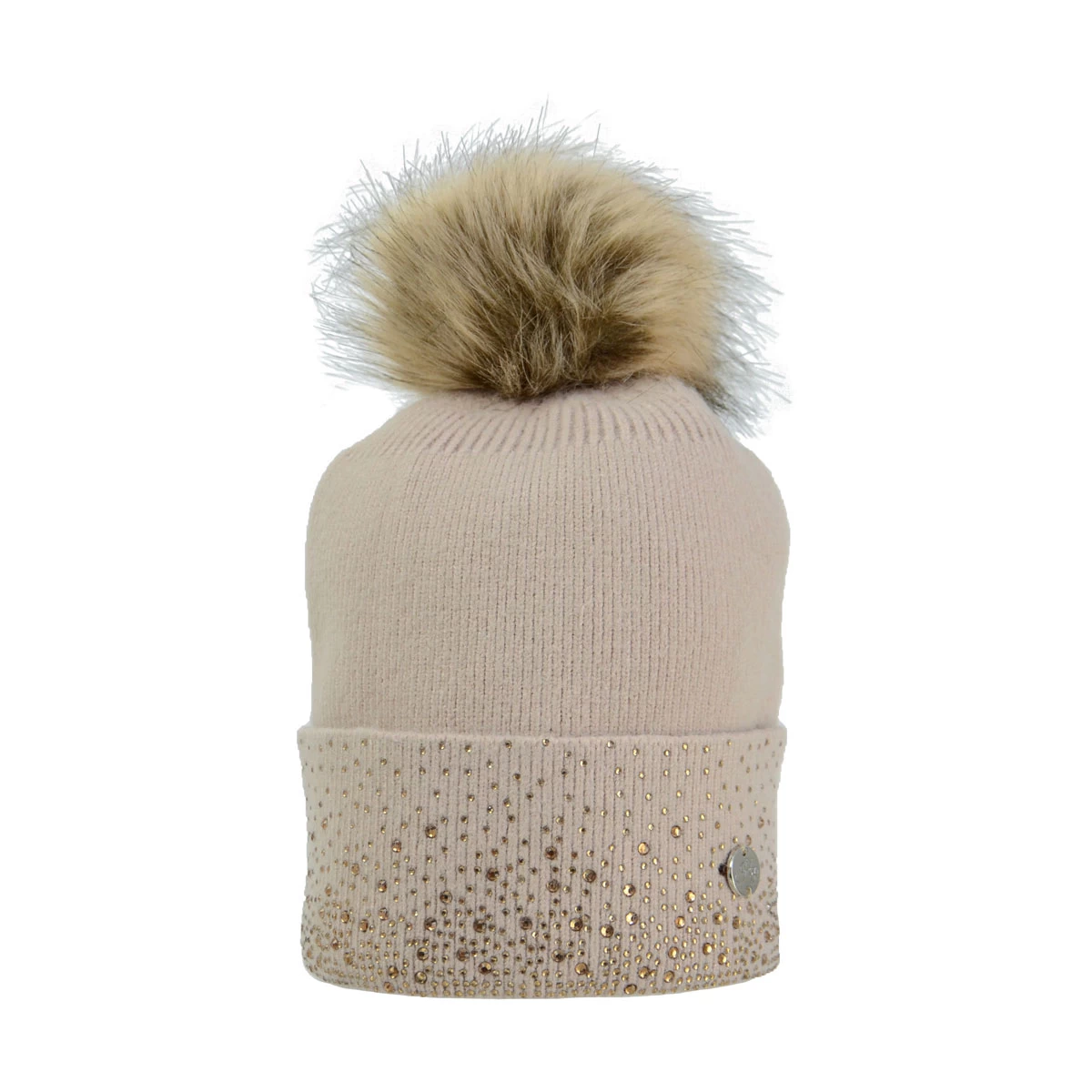 Hy Equestrian Alaska Diamante Bobble Hat - Image 2