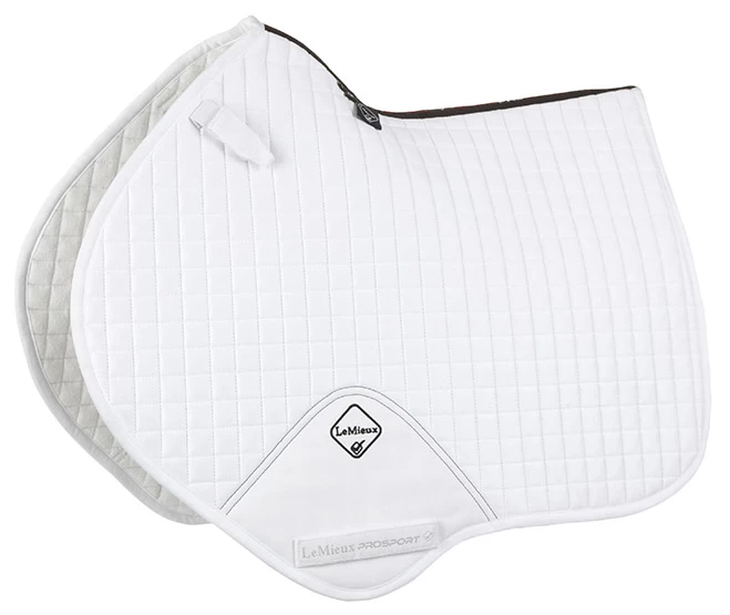 LeMieux Cotton Close Contact Square– White