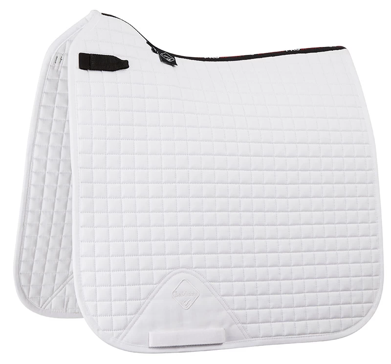 LeMieux Dressage Suede Square – White