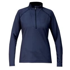 Equetech Signature Zip Thermal Baselayer – Navy/Silver