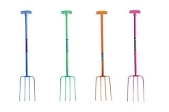 Perry Equestrian 4 Tine Steel Manure Fork – T Handle (Delivery Within Ireland Only)