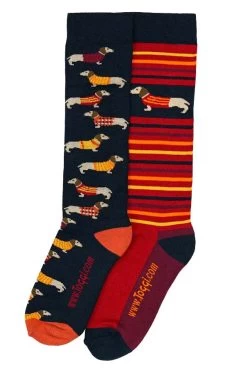 Toggi Socks – Ladies – 2 Pack – Dachshund
