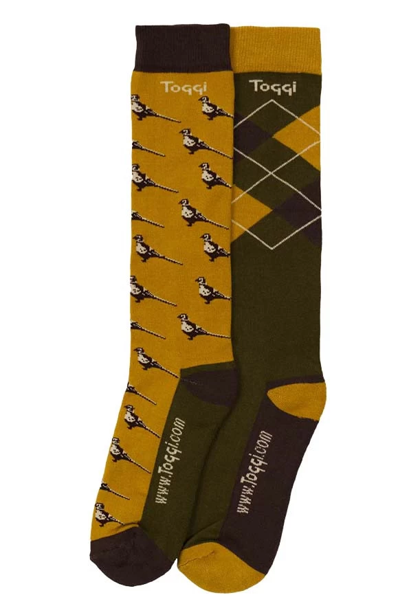 Toggi Socks β Menβs β 2 Pack β Pheasant