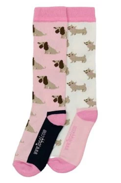 Toggi Socks – Ladies – 2 Pack – Cute Dog