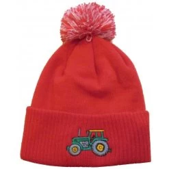 British Country Collection Kids Tractor Hat – Red