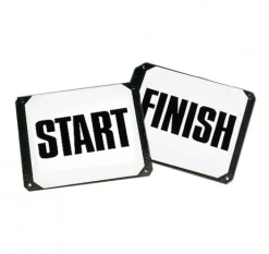 Stubbs Screw On Steel Plates – Start/Finish Set (Delivery Within Ireland Only)