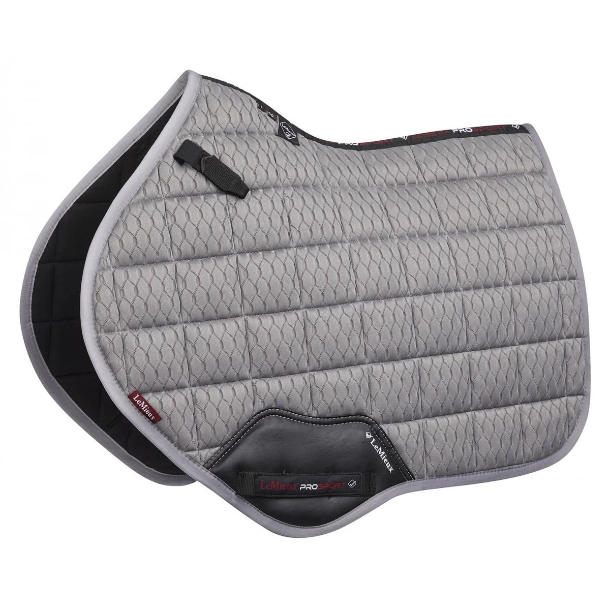 LeMieux Carbon Mesh Close Contact Square – Grey