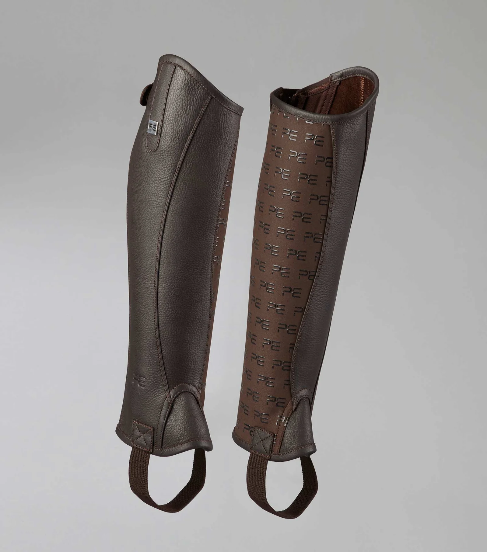 Premier Equine Actio Leather Half Chaps – Brown