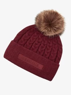 LeMieux Clara Cable Beanie β Merlot