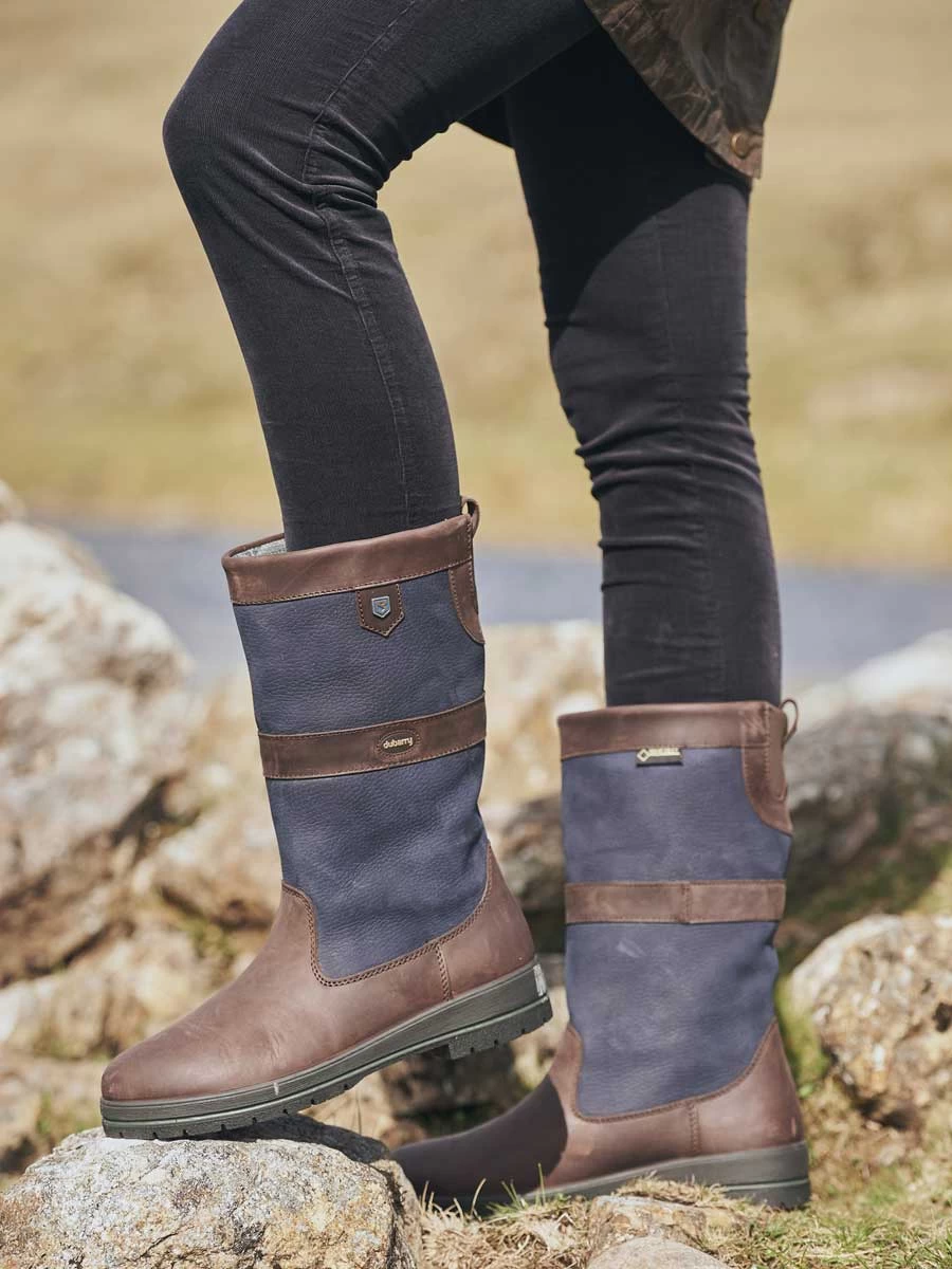 Dubarry Kildare Boot – Navy/Brown - Image 2