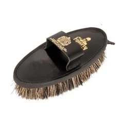 Brushes – Equerry – Leather Backed Body Brush – Mexican Fibre Mix