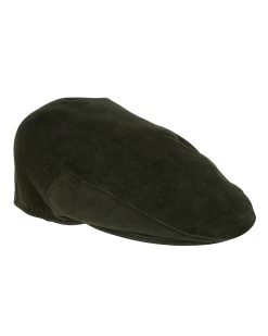 Hoggs Of Fife Waterproof Moleskin Cap – Dark Olive