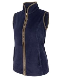 Hoggs Of Fife Ladies Stenton Technical Fleece Gilet – Navy