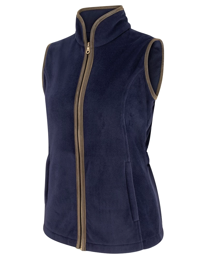 Hoggs Of Fife Ladies Stenton Technical Fleece Gilet – Navy