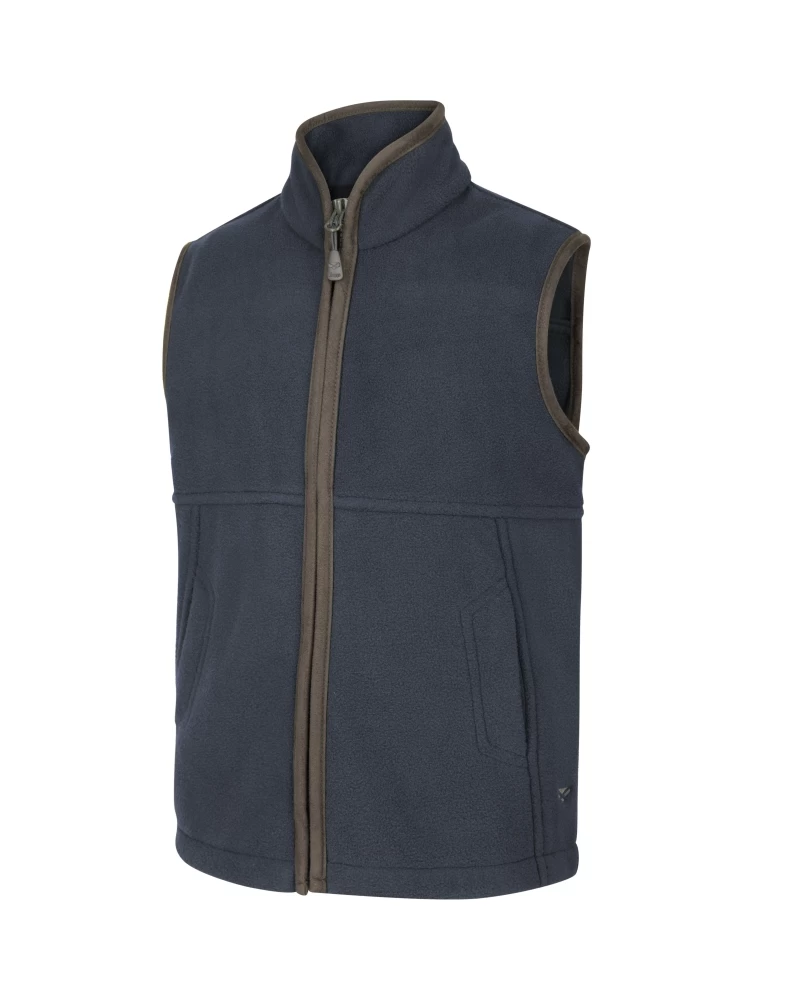 Kids Hoggs Of Fife Woodhall Fleece Gilet β Navy