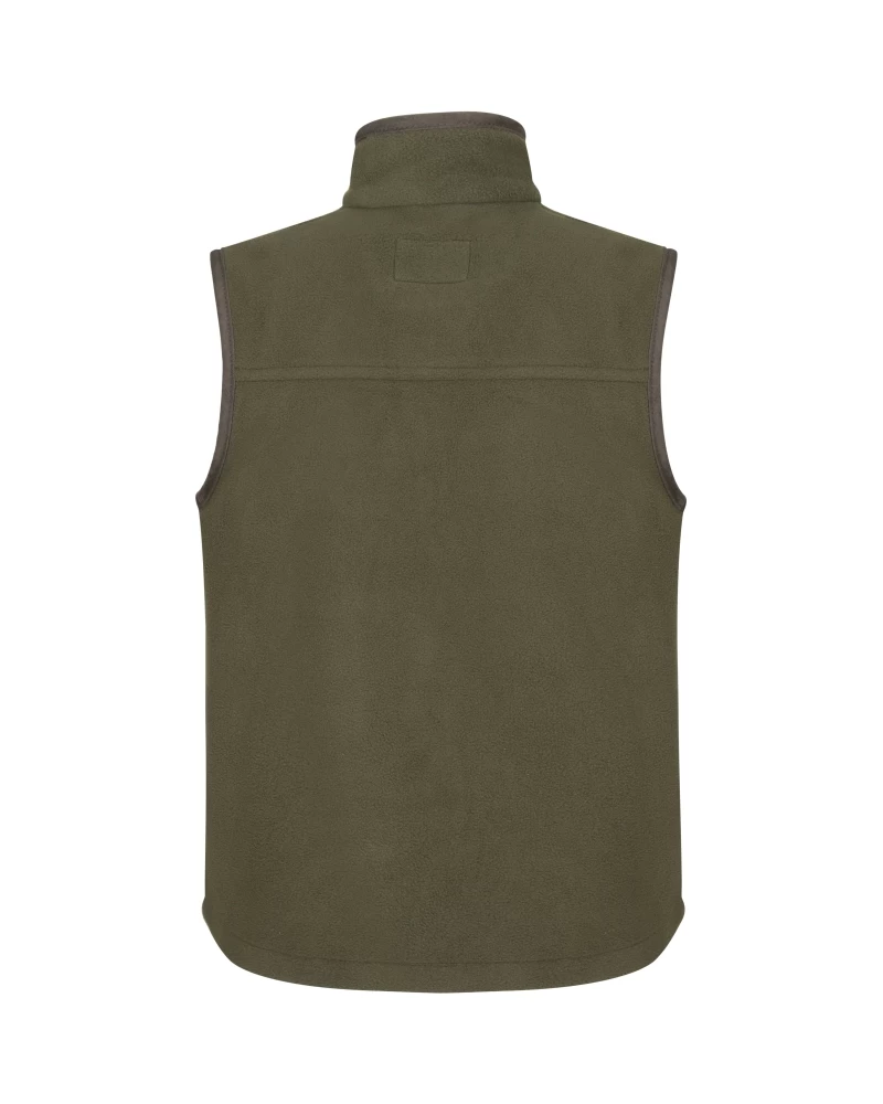 Kids Hoggs Of Fife Woodhall Fleece Gilet – Green - Image 2