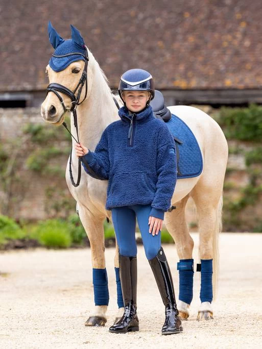 LeMieux Young Rider Tia Teddy Fleece – Atlantic - Image 2