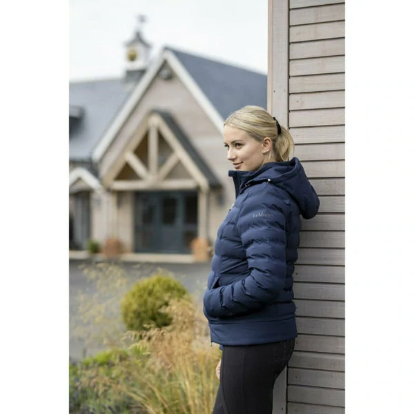 LeMieux Elize Waterproof Puffer Jacket β Navy - Image 4