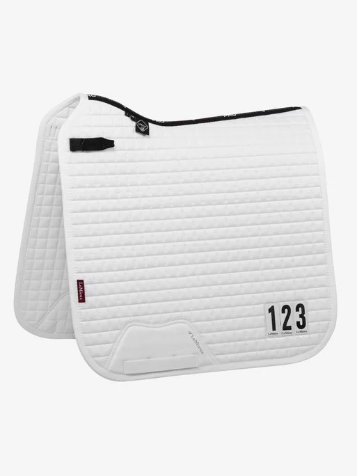 LeMieux Cotton Competition Dressage Square β White