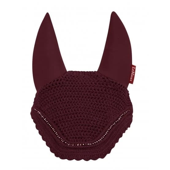 LeMieux Acoustic Diamante Fly Hood – Burgundy