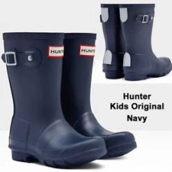 HunterKids Wellington Boot – Navy