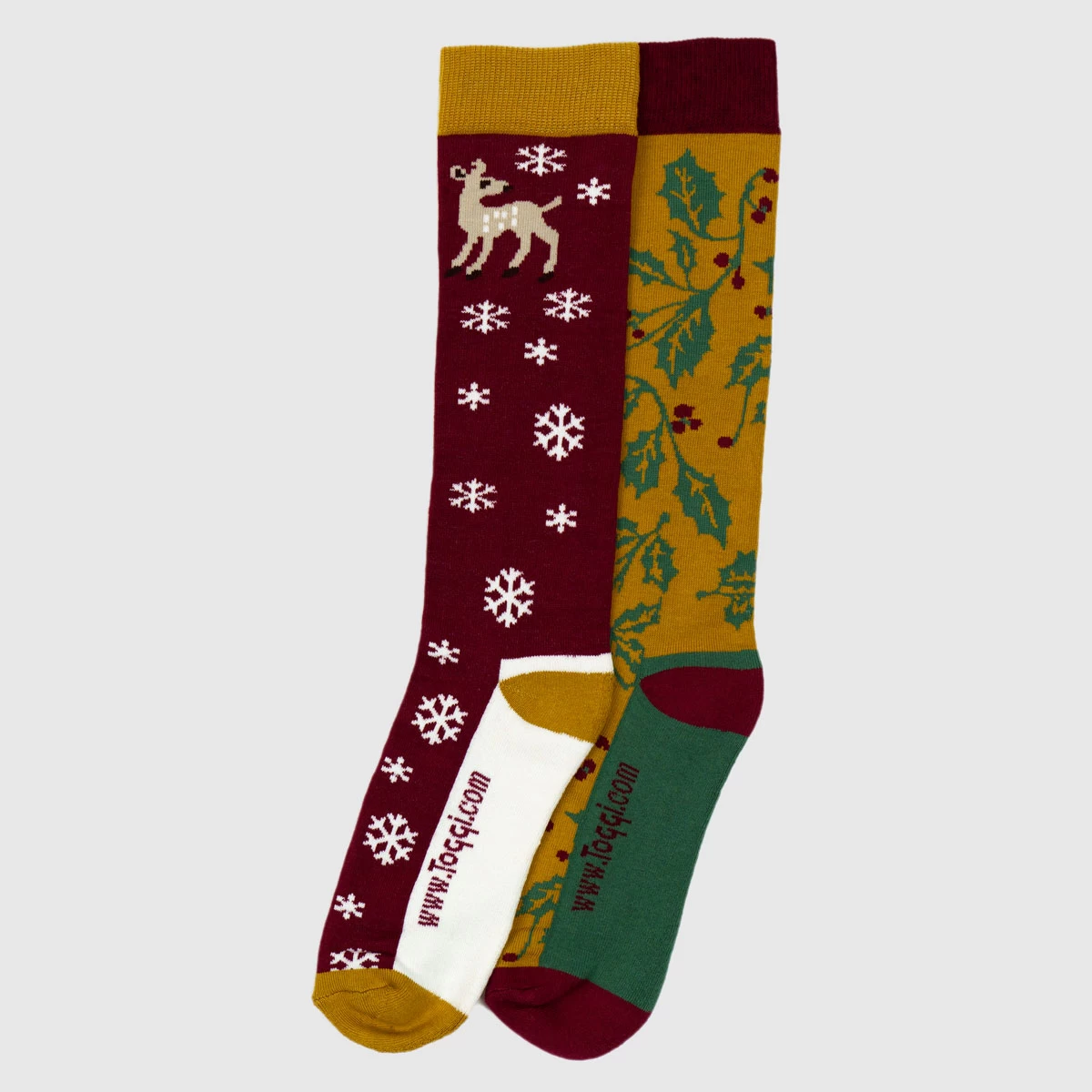 Toggi Socks β Ladies β 2 Pack β Festive