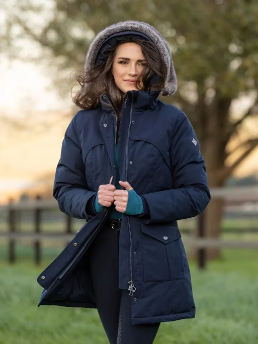 LeMieux Ladies Storm Coat β Navy - Image 2