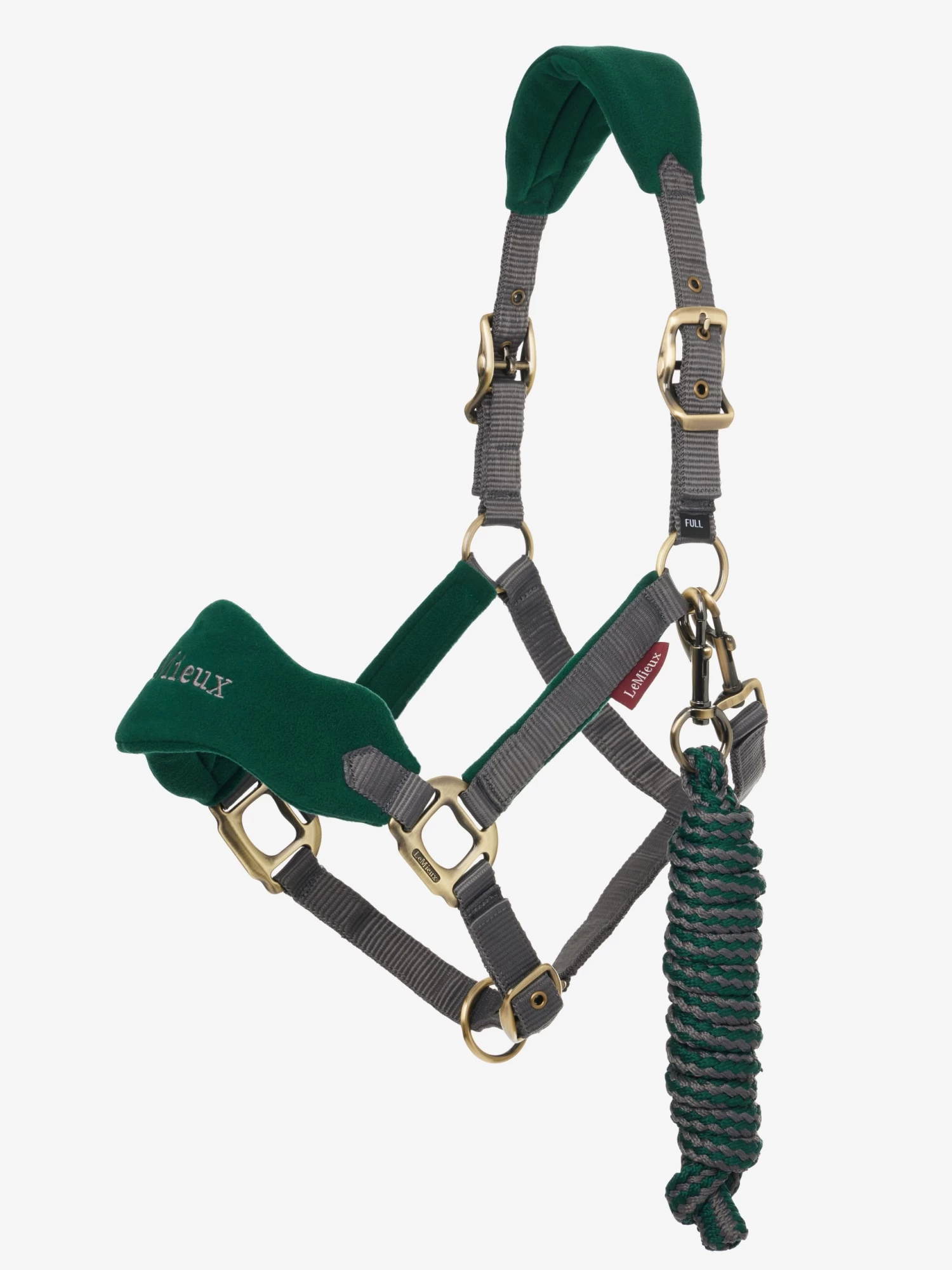 LeMieux Vogue Fleece Headcollar & Leadrope – Spruce